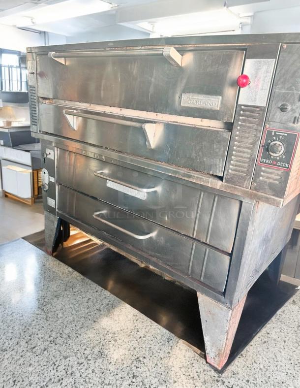 Like New Condition Garland/Bakers Pride Double Deck Gas Pizza Oven – Tested & Working! - Image 6 of 17