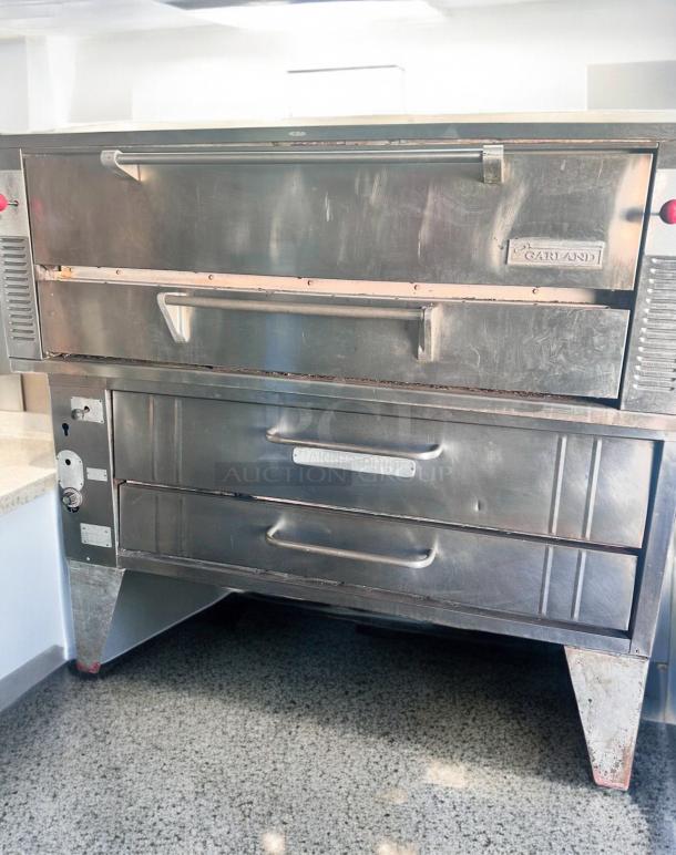 Like New Condition Garland/Bakers Pride Double Deck Gas Pizza Oven – Tested & Working! - Image 9 of 17