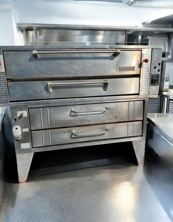 Like New Condition Garland/Bakers Pride Double Deck Gas Pizza Oven – Tested & Working! - Image 12 of 17