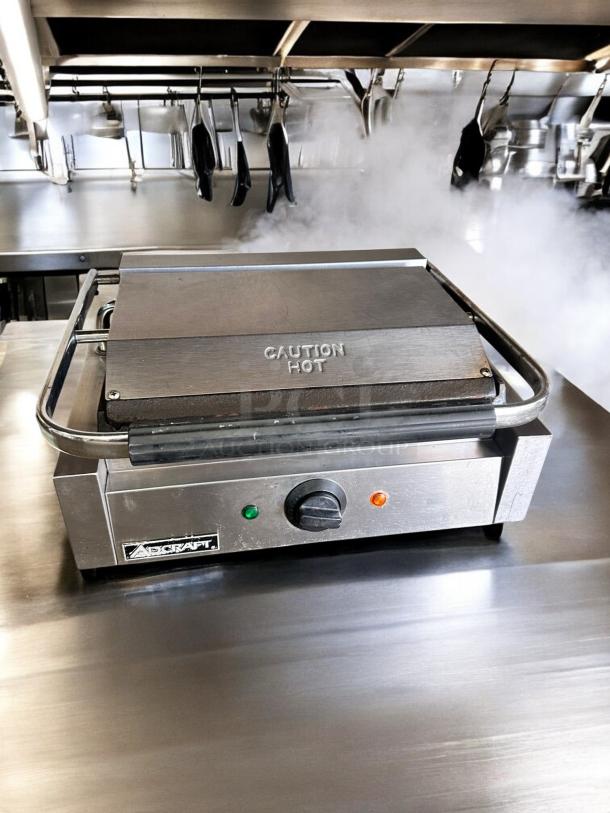 Excellent Condition Adcraft Panini Grill – Tested & Working! - Image 1 of 6