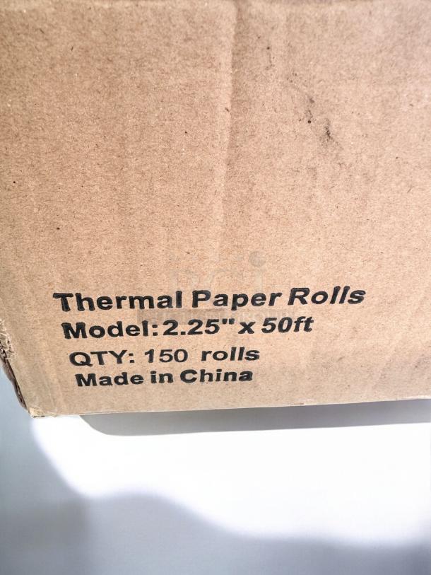 Excellent Condition Lot of 150 Rolls Thermal Paper Rolls – Unused & Ready for Use! - Image 5 of 6
