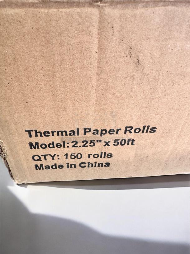 Excellent Condition Lot of 150 Rolls Thermal Paper Rolls – Unused & Ready for Use! - Image 6 of 6