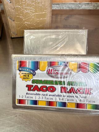 Excellent Condition Winco Stainless Steel Taco Rack – Brand New in Packaging!