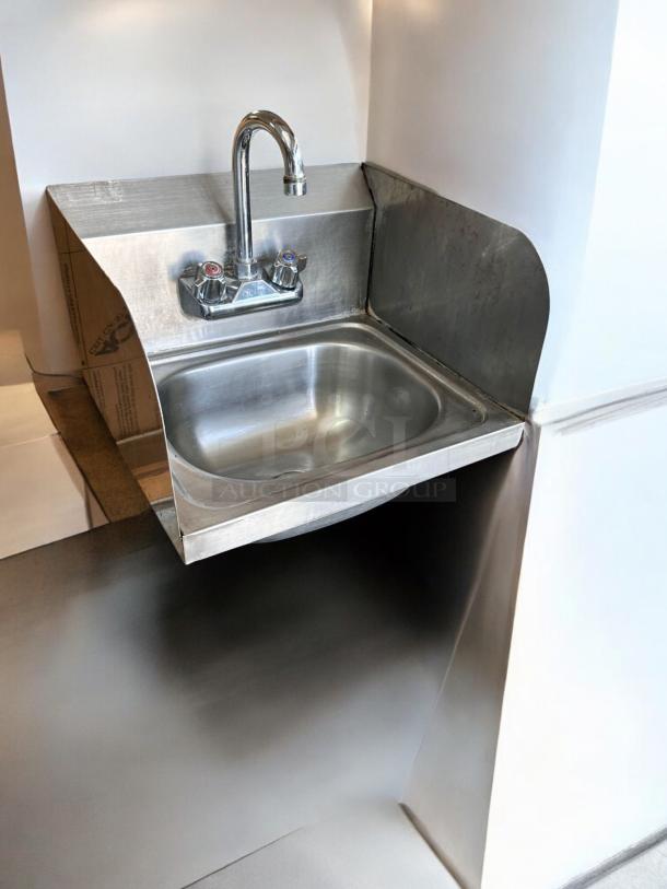 Excellent Condition Wall-Mount Stainless Steel Hand Sink - Image 2 of 5