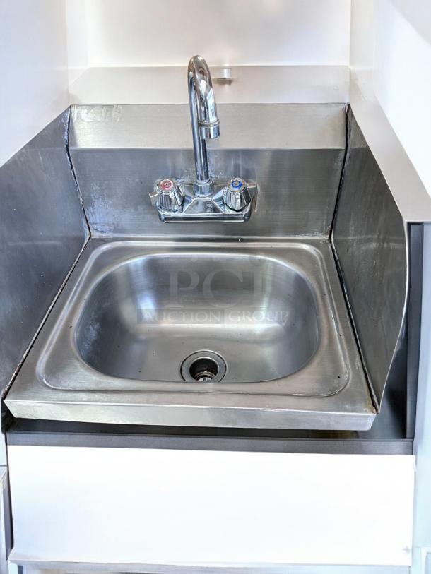 Excellent Condition Wall-Mount Stainless Steel Hand Sink - Image 3 of 5