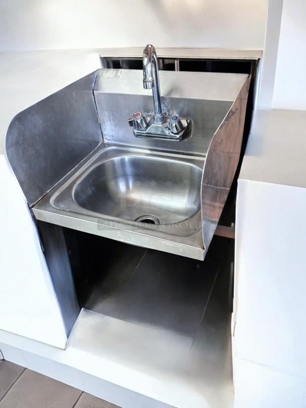 Excellent Condition Wall-Mount Stainless Steel Hand Sink - Image 5 of 5