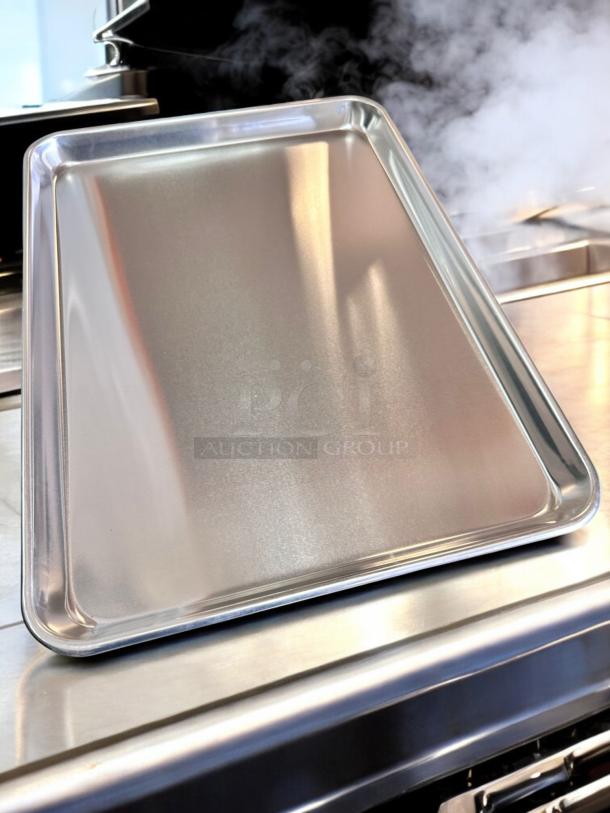 Brand New Winco ALXP-1318 Half-Size Sheet Pans – Box of 9 – Unused in Original Packaging! - Image 1 of 4