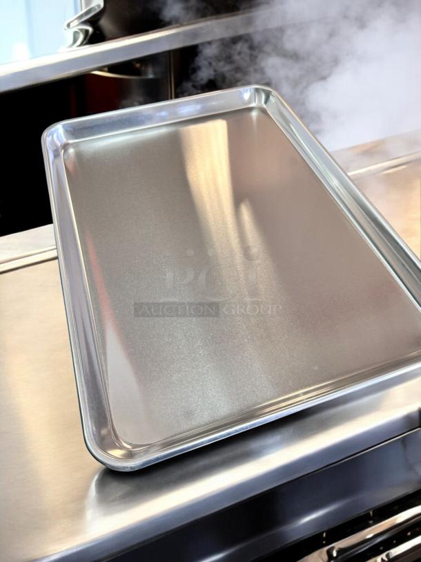 Brand New Winco ALXP-1318 Half-Size Sheet Pans – Box of 9 – Unused in Original Packaging! - Image 2 of 4