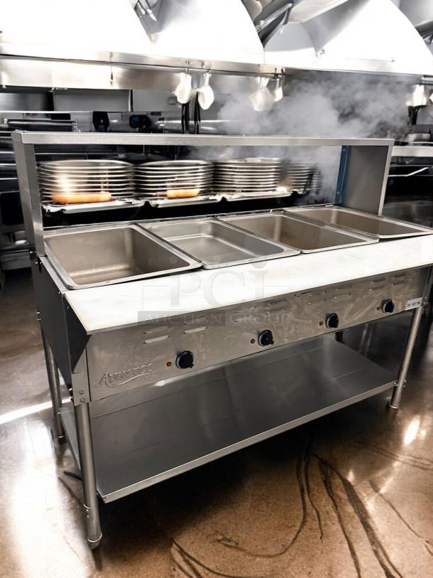 Excellent Condition Avantco 4-Pan Electric Steam Table – Tested & Working! - Image 1 of 9