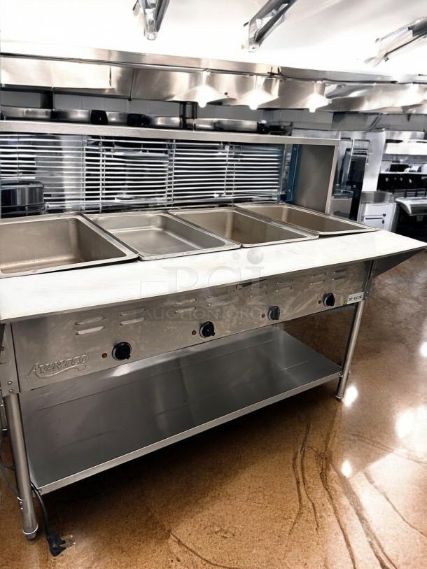 Excellent Condition Avantco 4-Pan Electric Steam Table – Tested & Working! - Image 5 of 9