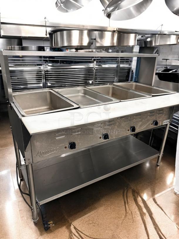 Excellent Condition Avantco 4-Pan Electric Steam Table – Tested & Working! - Image 6 of 9