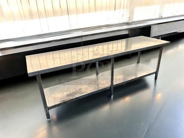 Excellent Condition Stainless Steel Work Table – Heavy-Duty Commercial Grade! - Image 2 of 3