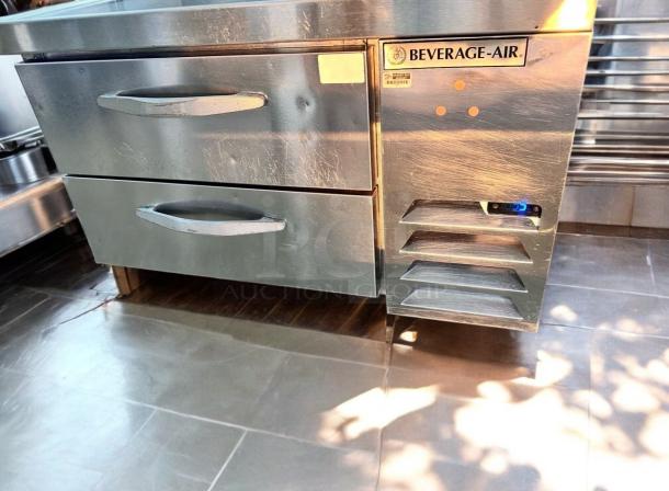 Excellent Condition Beverage-Air WTRCS36-1-003 2-Drawer Worktop Refrigerator – Tested & Working! - Image 4 of 9