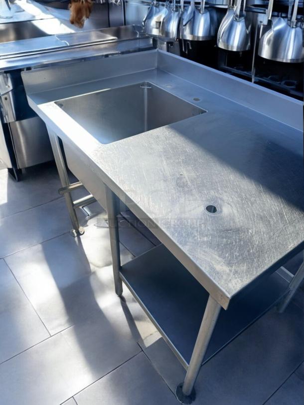 Excellent Condition Stainless Steel Prep Sink Table – Tested & Cleaned! - Image 6 of 7