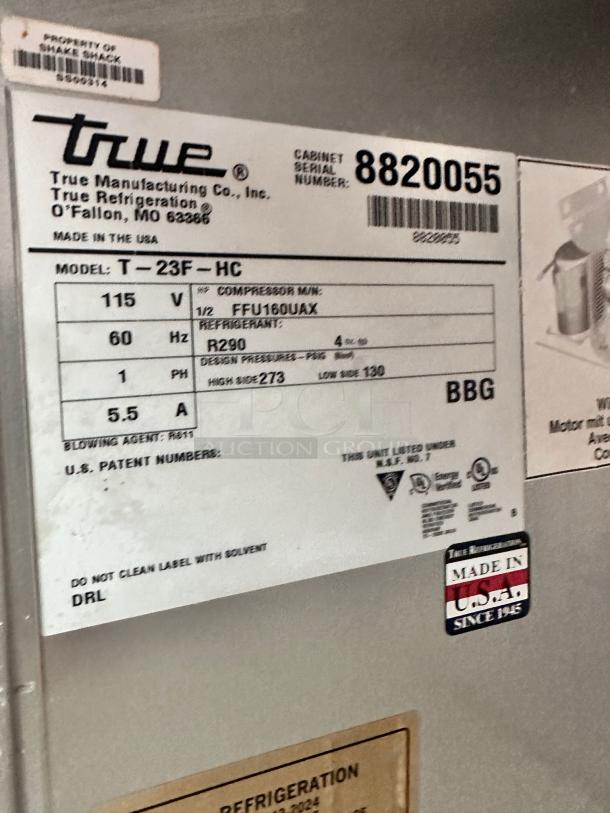 Excellent Condition True T-23F-HC Freezer – Tested & Working! - Image 7 of 7