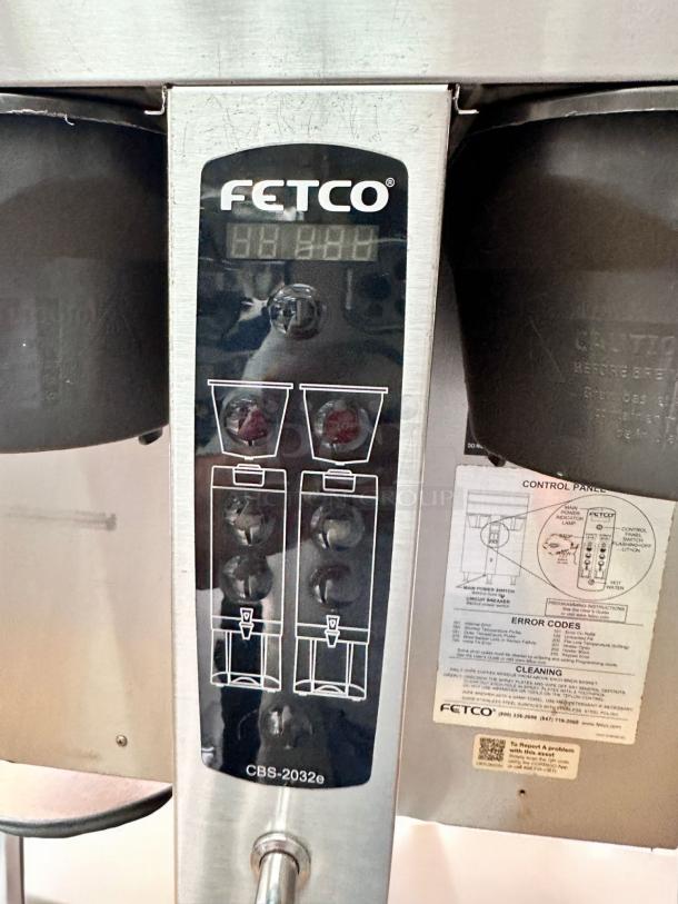 Excellent Condition Fetco CBS-2032e Coffee Brewer – Tested & Working! - Image 7 of 8