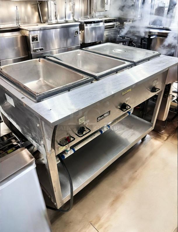 Excellent Condition ServeWell 3-Well Steam Table – Tested & Working! - Image 2 of 8