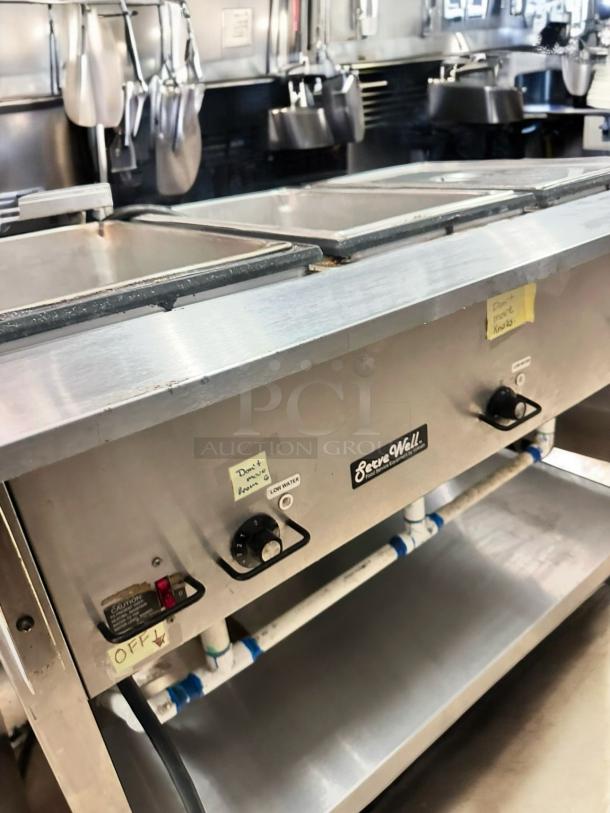 Excellent Condition ServeWell 3-Well Steam Table – Tested & Working! - Image 4 of 8