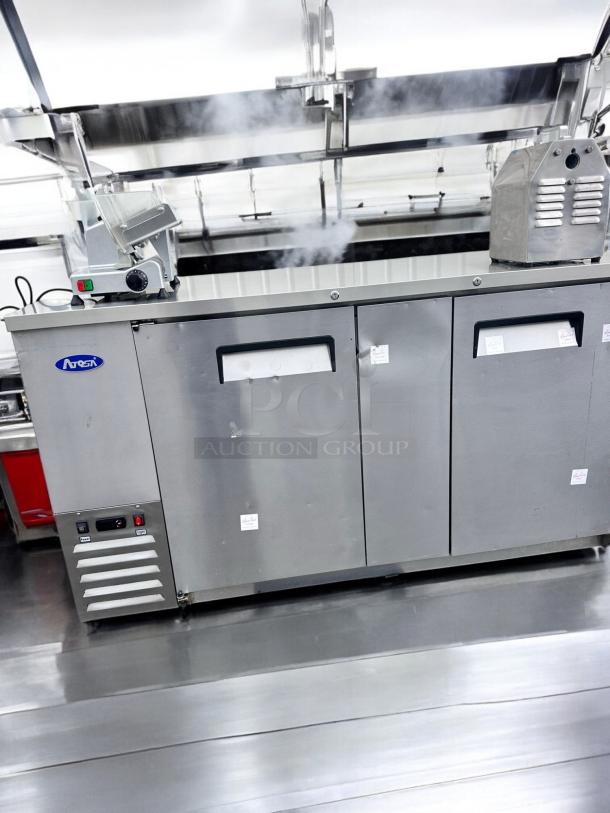 Excellent Condition Atosa MBB69GR 69" Back Bar Cooler – Tested & Working! - Image 1 of 12