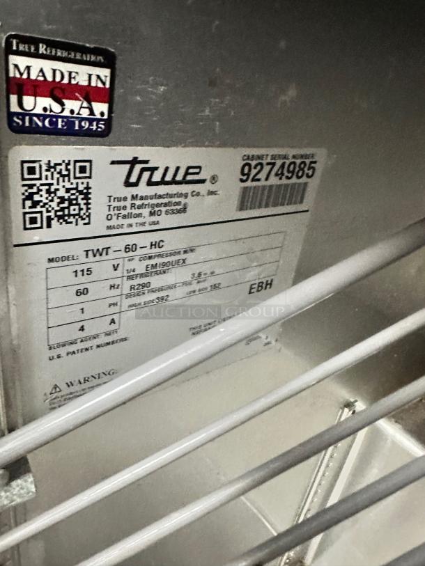 Excellent Condition True TWT-60-HC Worktop Refrigerator – Tested & Working! - Image 6 of 6