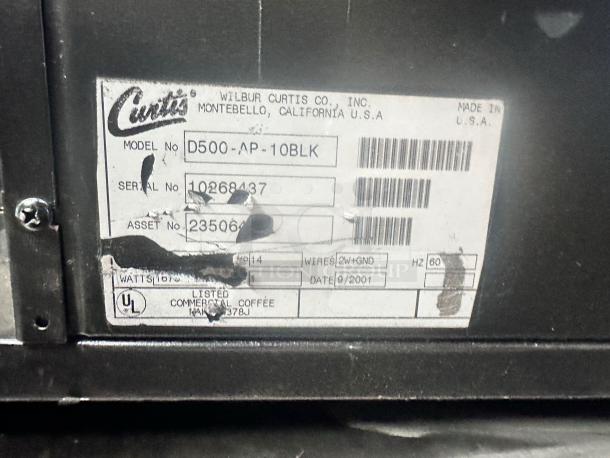 Excellent Condition Curtis D500AP Commercial Coffee Brewer – Tested & Working! - Image 7 of 7