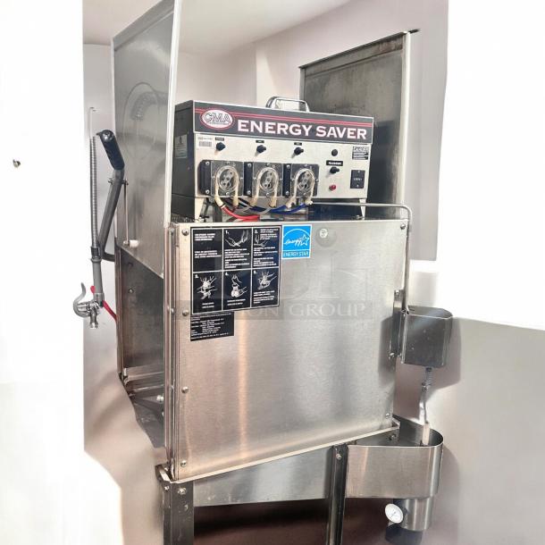 Excellent CMA Dishmachines AH-2 - 40 Rack/Hr Door-Type Pass Through Dishwasher 115volt Tested and Working! - Image 1 of 9