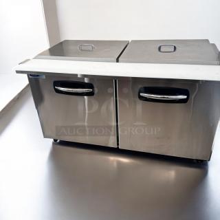Excellent Condition Under-Counter Stainless Steel Refrigerator – 115V – Tested & Working!