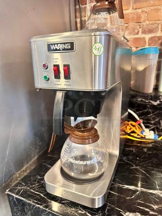 Excellent Condition Waring WCM50 Pourover Coffee Brewer – 120V – Tested & Working!