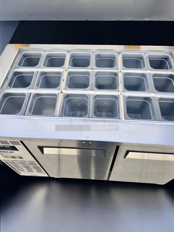 REFRIGERATED TOPPING TABLE – Turbo Air JBT-48-N – Excellent Condition – Tested & Working! - Image 6 of 9