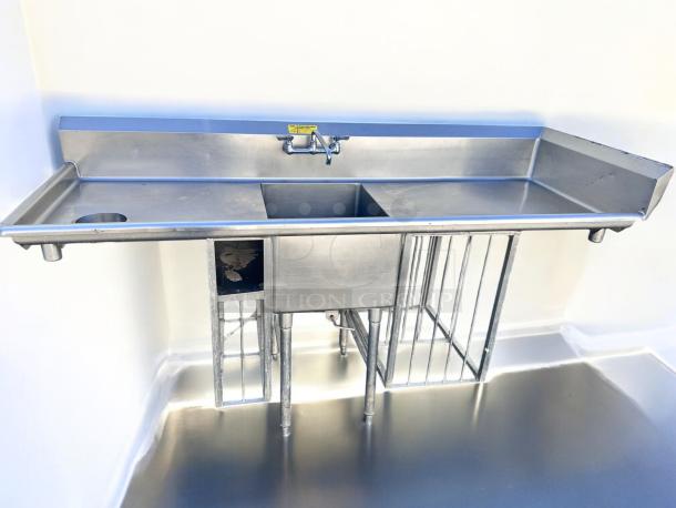 STAINLESS STEEL SINK TABLE – Prep Sink Premium Condition – Tested & Ready for Use! - Image 3 of 6