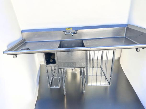 STAINLESS STEEL SINK TABLE – Prep Sink Premium Condition – Tested & Ready for Use! - Image 4 of 6