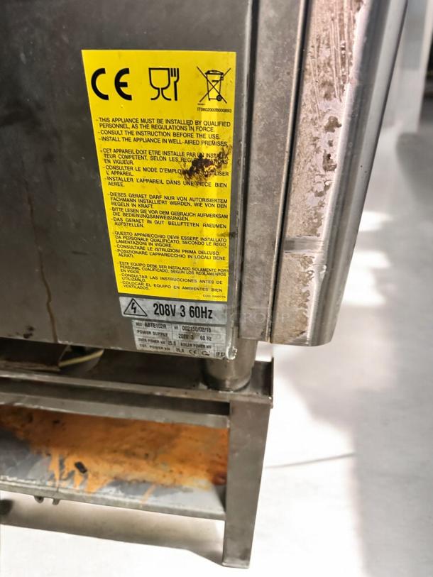 COMBI OVEN – BKI  Lainox ABTE102R – Heavy-Duty – 220volt 3 Phase  Tested & Working! - Image 8 of 8