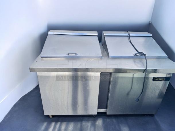 REFRIGERATED PREP TABLE – Continental SW60-24M – Excellent Condition – Tested & Working! - Image 2 of 5