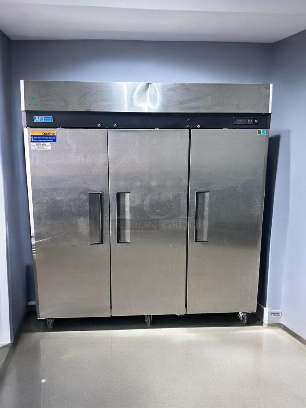 REFRIGERATOR – Turbo Air M3R72-3 – Excellent Condition – Tested & Working! - Image 3 of 8