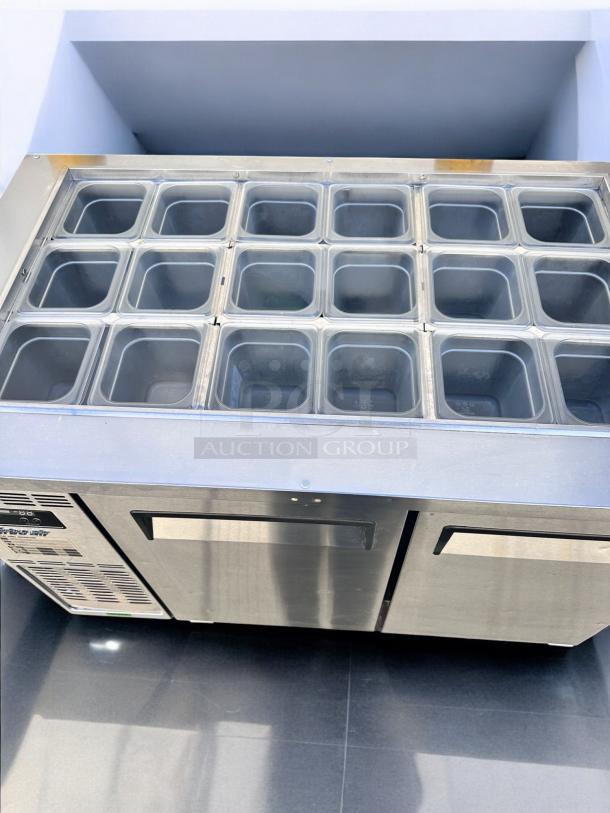 SALAD PREP TABLE – Turbo Air JBT-48-N – Excellent Condition – Tested & Working! - Image 6 of 10