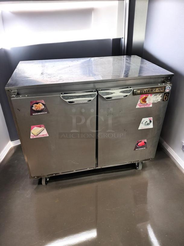 UNDERCOUNTER REFRIGERATOR – Beverage-Air – Excellent Condition – Tested & Working! - Image 1 of 5