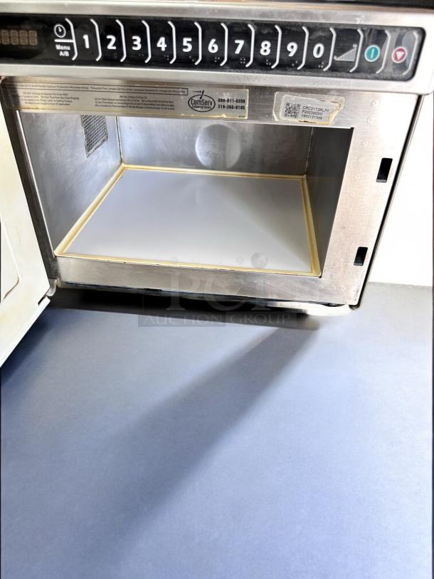 COMMERCIAL MICROWAVE – Menumaster CRC21T2RLPR – Excellent Condition – Tested & Working! - Image 3 of 7