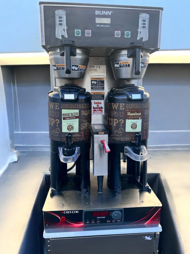 COFFEE BREWER – Bunn Dual Coffee Brewer – Excellent Condition – Tested & Working! - Image 2 of 9