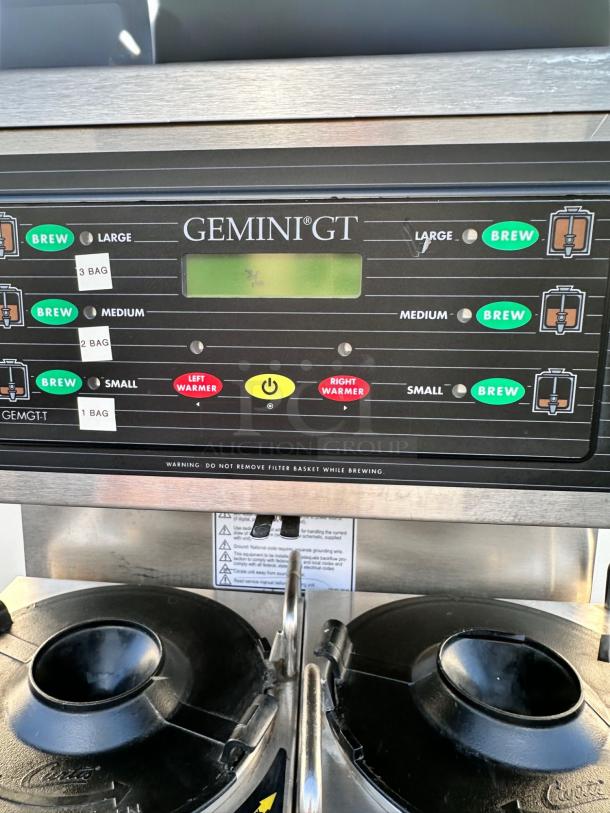 COFFEE BREWER – Curtis GEMINIGT – Excellent Condition – Tested & Working! - Image 8 of 10