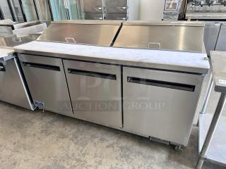 SANDWICH PREP TABLE – Turbo Air TST-72SD-D4 – Excellent Condition – Code OSA37 – Tested & Working!