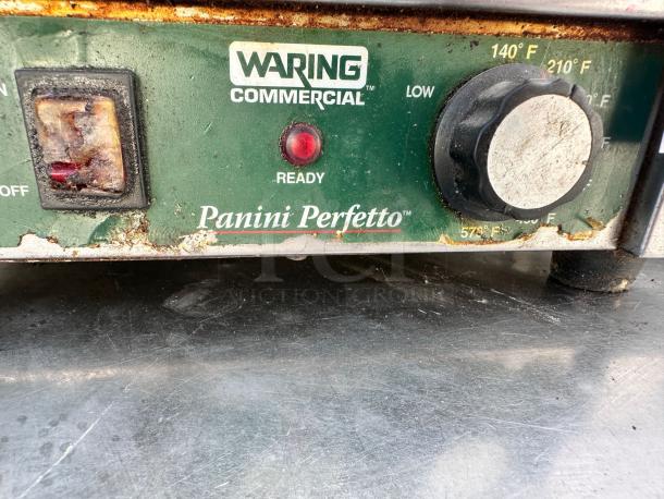PANINI GRILL – Waring Panini Perfetto – Good Condition – Code BPT 35 – Tested & Working! - Image 6 of 7
