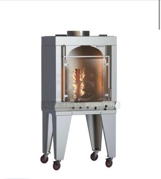 VERTICAL ROTISSERIE – Wood Stone WS-GVR-18-NG – Excellent Condition – Tested & Working! – Code BPT 26