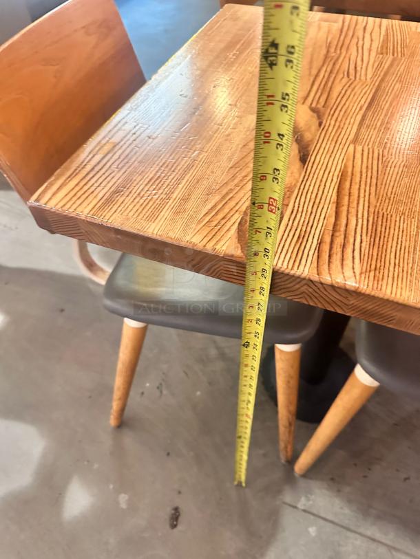 WOODEN RESTAURANT TABLES (Set of 5) – Excellent Condition – Tested & Ready! - Image 7 of 7