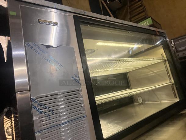 Brand New! Silver King Refrigerator Table, Top Glass Display Case
Model# SKDC48/C10
48 x 23-1/4 x 26-1/2 - Image 1 of 6