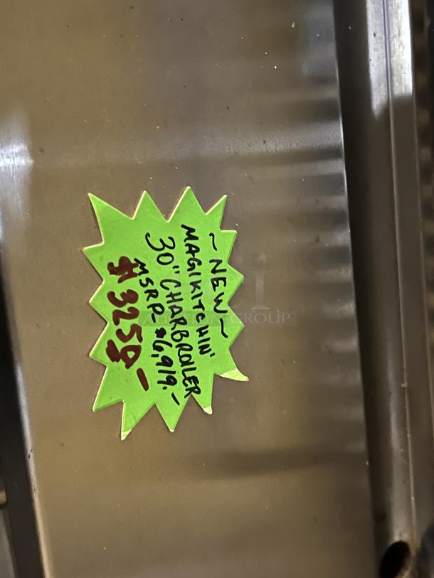 Nice!! Brand New!! Magikitchen 30” Charbroiler
Model# CSE-30

MSRP $6,919 - Image 4 of 4