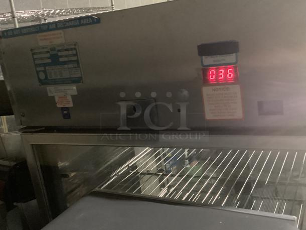Taylor stainless Steel
/Glass Refrigerator/Freezer Salad Case
Model# 290-12 - Image 4 of 5