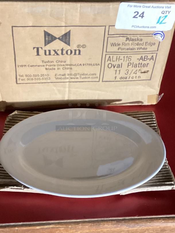 Wow! New in Box! Tuxton 11-¾ Oval Platter
Qty 12 
Your Bid X 12 - Image 2 of 2