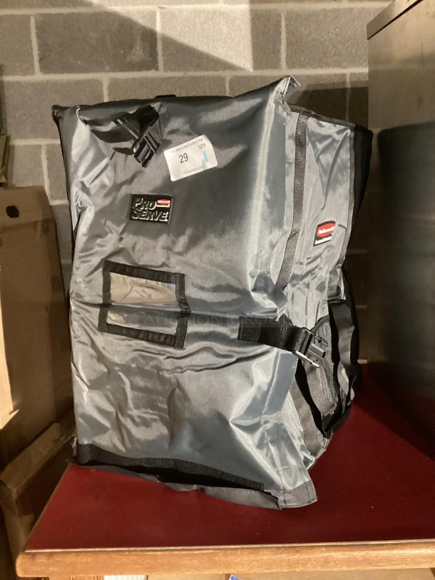 Nice! New! Rubbermaid Commercial Products Pro Serve Catering Travel Bag
17 x 36 x 28 - Image 2 of 2