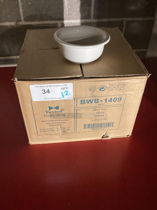 Tuxton Pot Pie 14oz White 
BWB-1409
Qty 12
Your Bid x 12 - Image 2 of 2