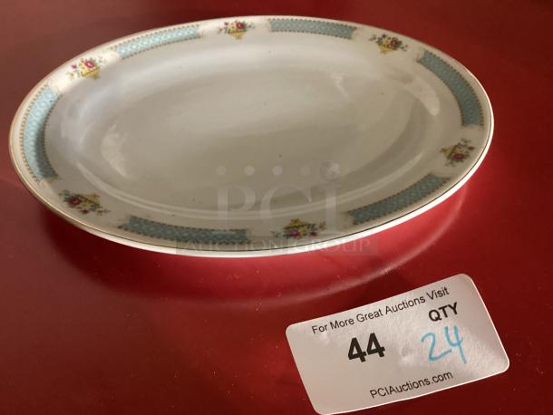 12” Country Bouquet Oval Dinner Plate
Qty 24 
Your Bid x 24 - Image 2 of 3